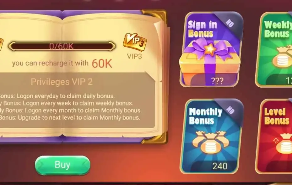 3 Patti Super rewards and Bonuses